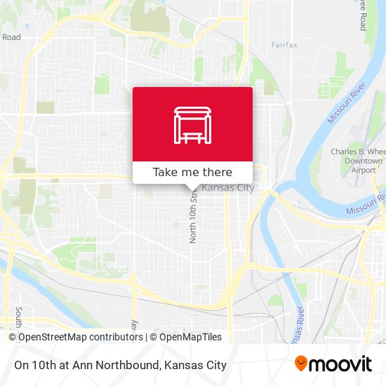 Mapa de On 10th at Ann Northbound