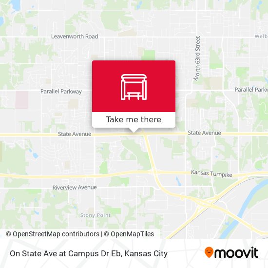 On State Ave at Campus Dr Eb map