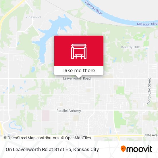 Mapa de On Leavenworth Rd at 81st Eb