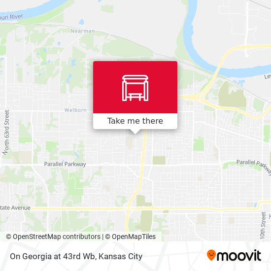 Mapa de On Georgia at 43rd Wb