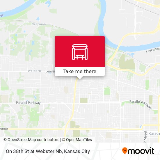 Mapa de On 38th St at Webster Nb