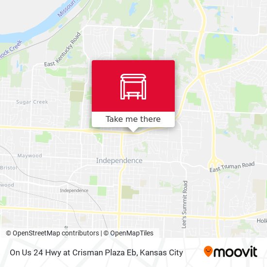 On Us 24 Hwy at Crisman Plaza Eb map