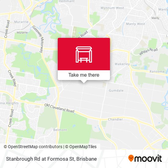 Stanbrough Rd at Formosa St map