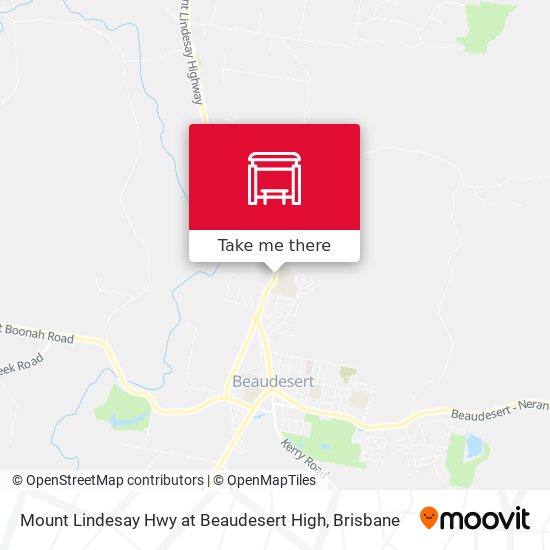 Mount Lindesay Hwy at Beaudesert High map