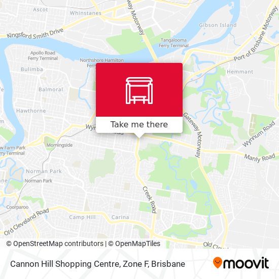 Cannon Hill Shopping Centre, Zone F map