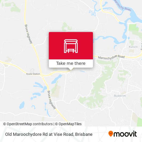 Old Maroochydore Rd at Vise Road map