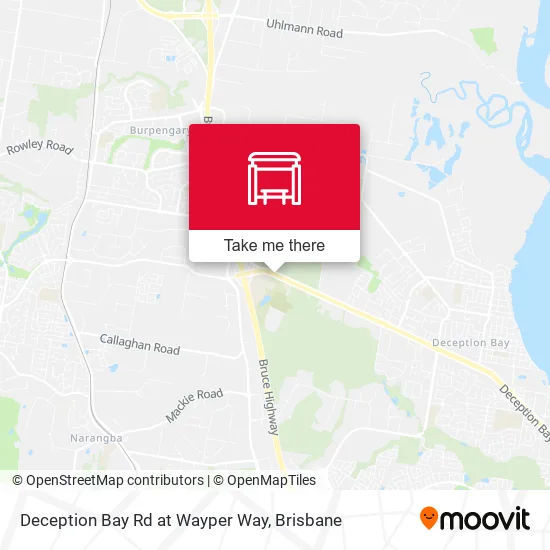 Deception Bay Rd at Wayper Way map