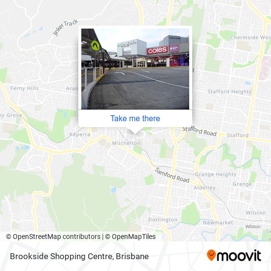 Mapa Brookside Shopping Centre