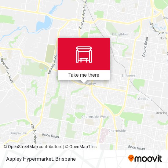 Mapa Aspley Hypermarket