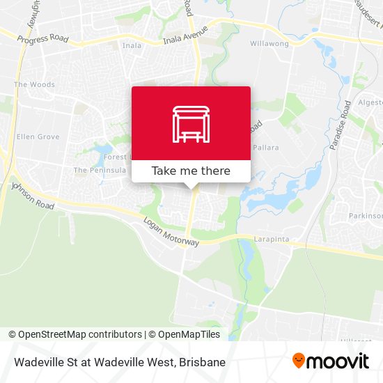 Wadeville St at Wadeville West map