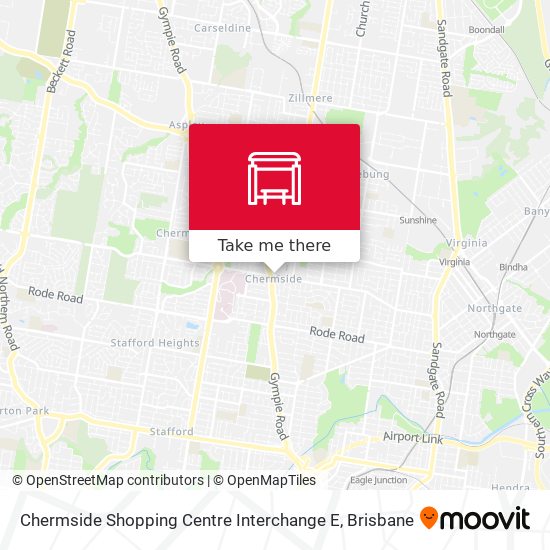 Mapa Chermside Shopping Centre Interchange E