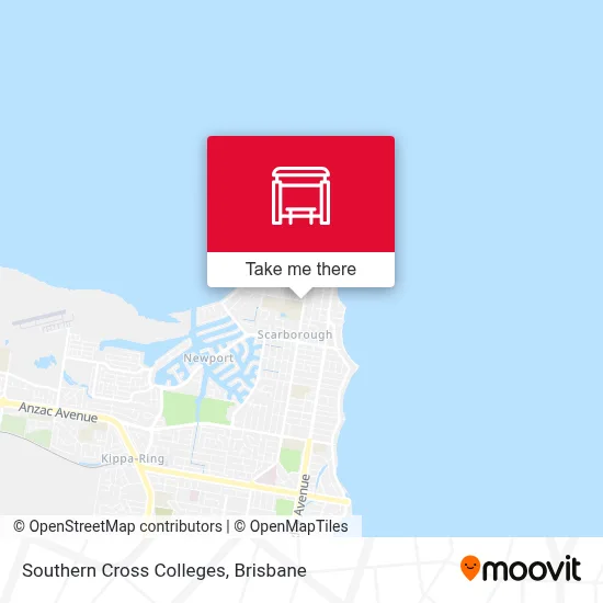 Mapa Southern Cross Colleges