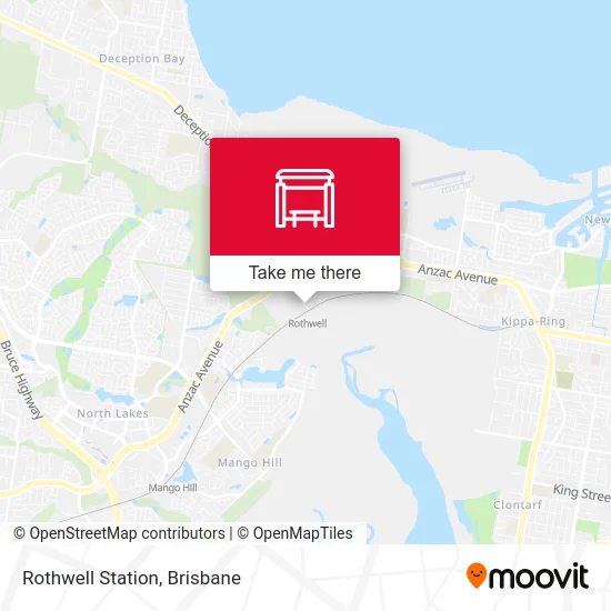 Mapa Rothwell Station