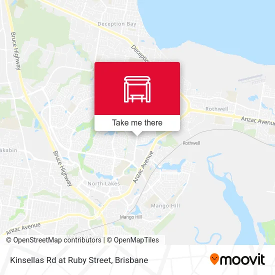 Kinsellas Rd at Ruby Street map