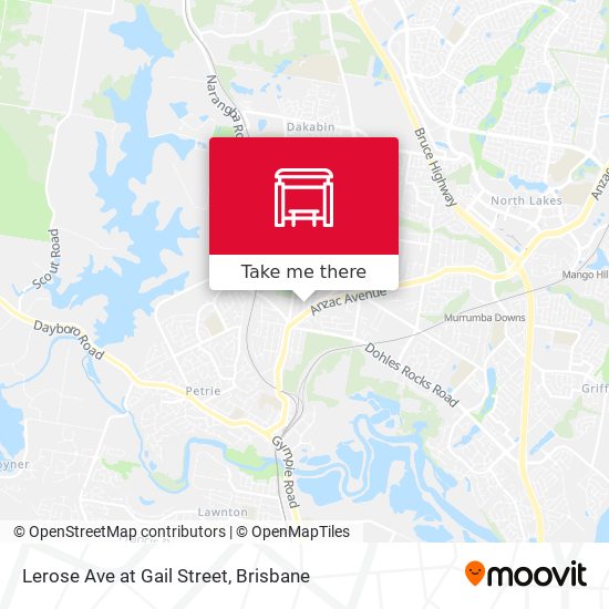Lerose Ave at Gail Street map