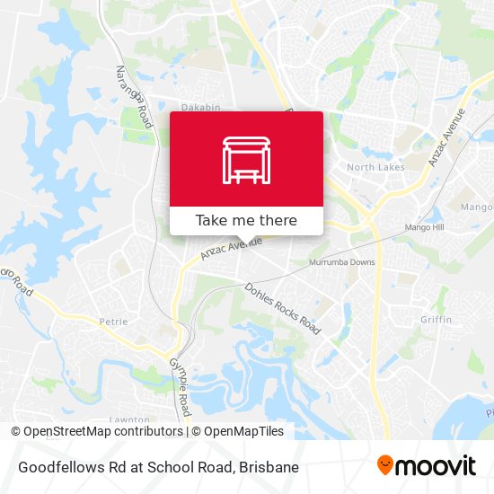 Goodfellows Rd at School Road map