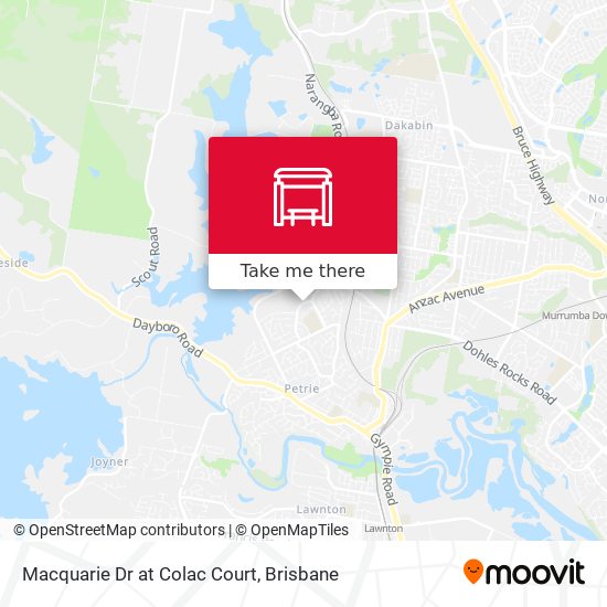 Macquarie Dr at Colac Court map