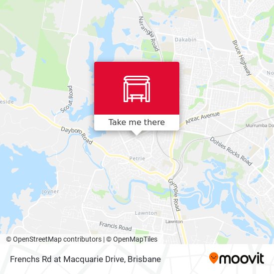Frenchs Rd at Macquarie Drive map