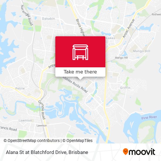 Alana St at Blatchford Drive map