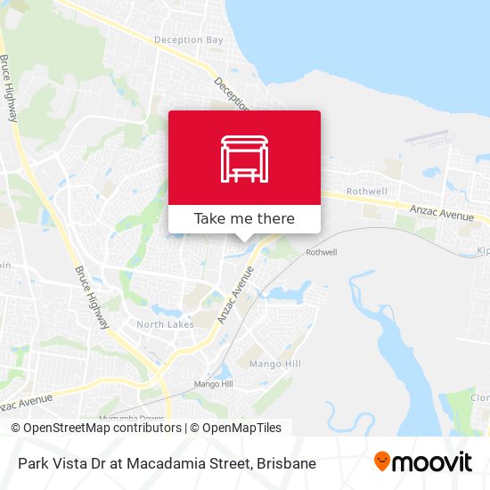 Park Vista Dr at Macadamia Street map