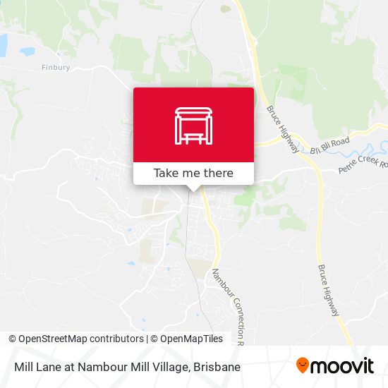 Mill Lane at Nambour Mill Village map