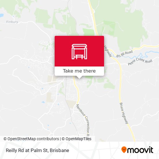 Reilly Rd at Palm St map