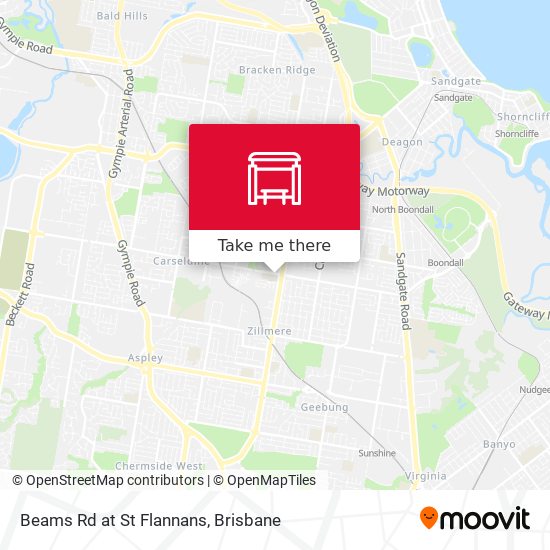 Beams Rd at St Flannans map