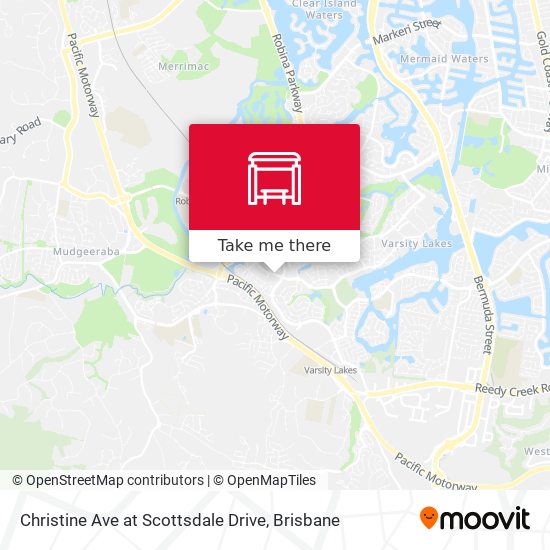 Christine Ave at Scottsdale Drive map