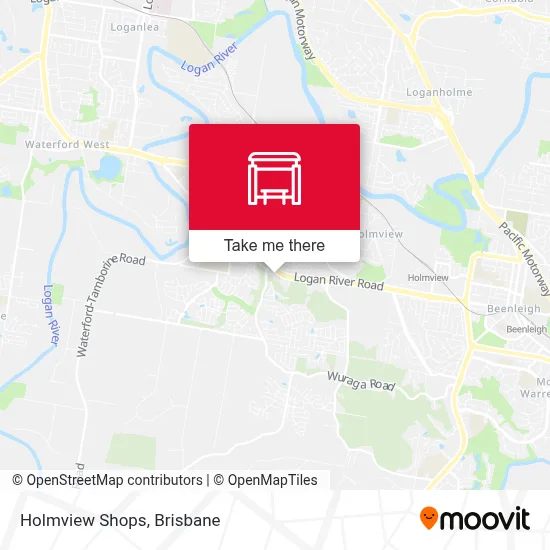 Mapa Holmview Shops