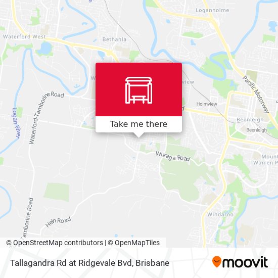 Tallagandra Rd at Ridgevale Bvd map
