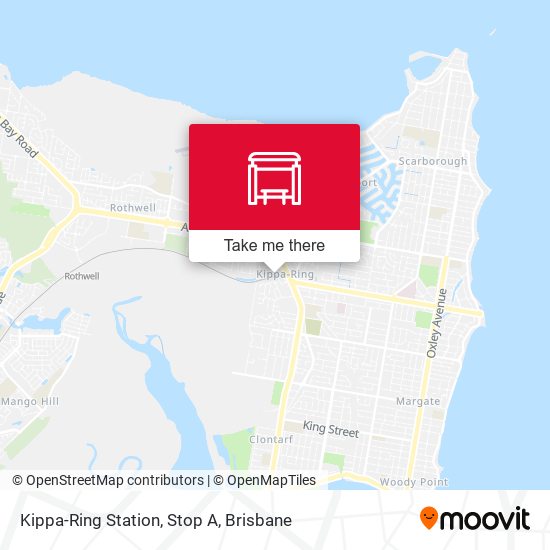 Mapa Kippa-Ring Station, Stop A