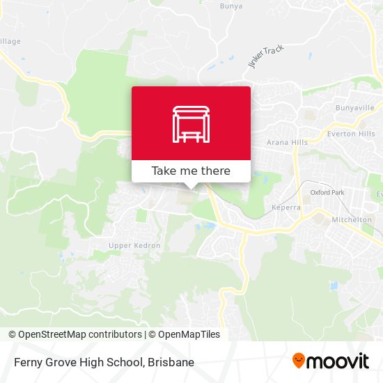 Mapa Ferny Grove High School