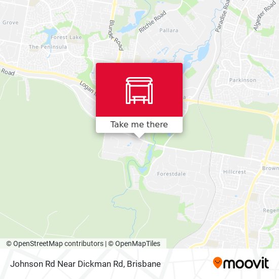 Johnson Rd Near Dickman Rd map