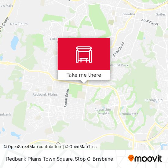 Redbank Plains Town Square, Stop C map