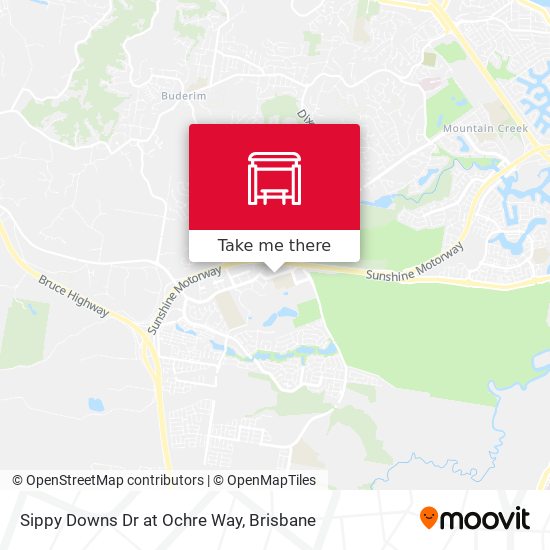 Sippy Downs Dr at Ochre Way map