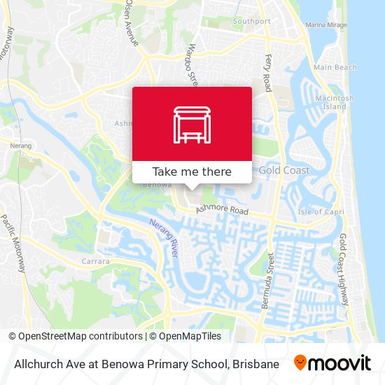 Allchurch Ave at Benowa Primary School map