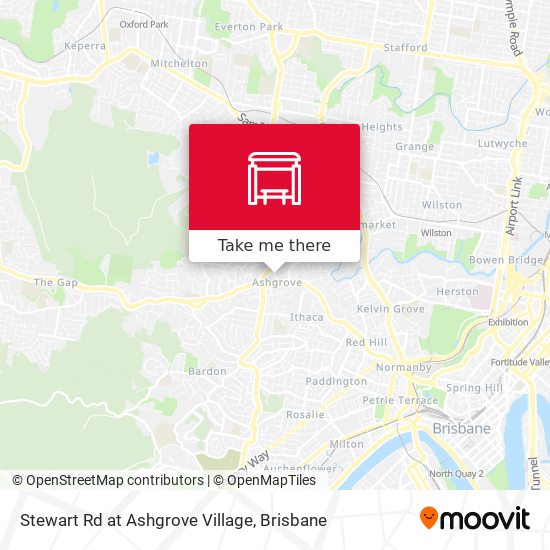 Stewart Rd at Ashgrove Village map