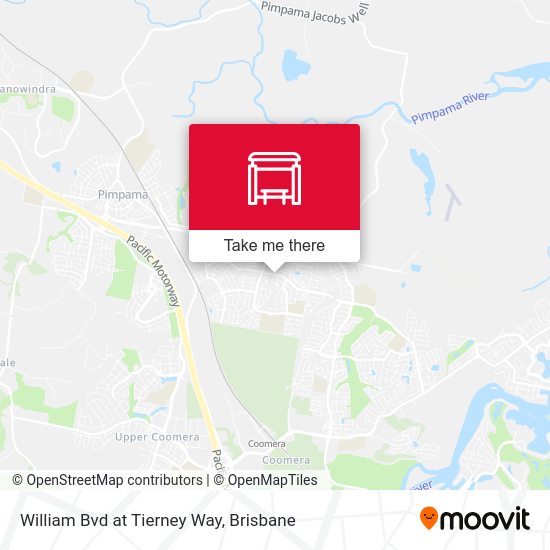 William Bvd at Tierney Way map
