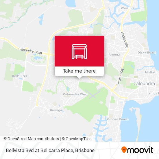 Bellvista Bvd at Bellcarra Place map