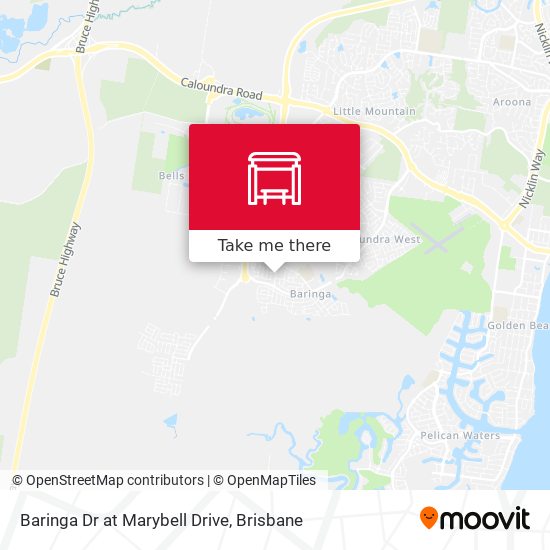 Mapa Baringa Dr at Marybell Drive