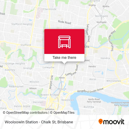 Mapa Wooloowin Station - Chalk St