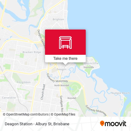 Deagon Station - Albury St map