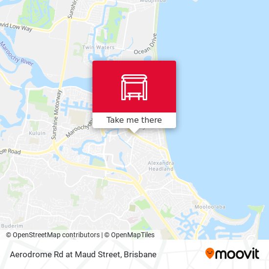 Aerodrome Rd at Maud Street map