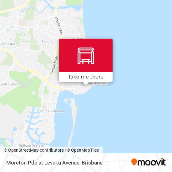 Moreton Pde at Levuka Avenue map