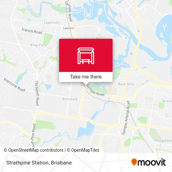 Strathpine Station map