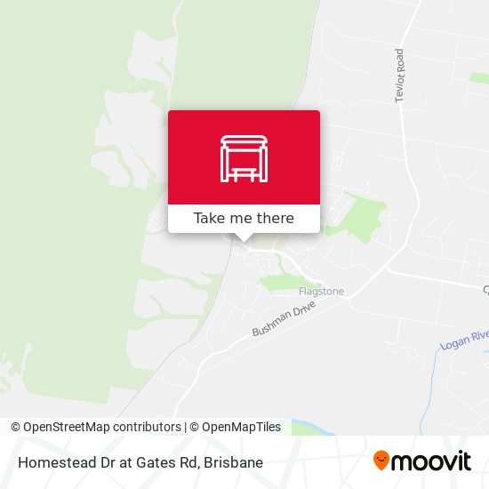Homestead Dr at Gates Rd map