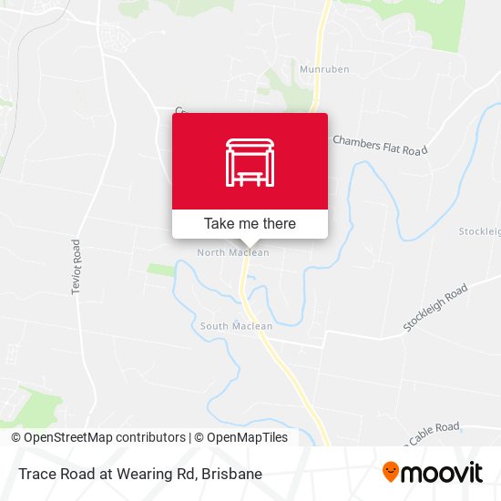 Trace Road at Wearing Rd map