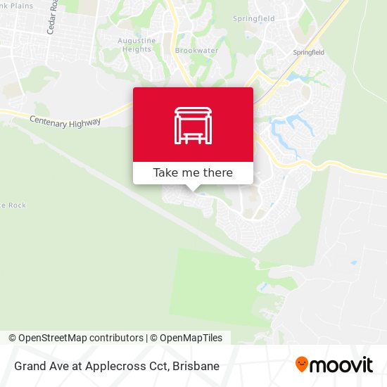 Grand Ave at Applecross Cct map