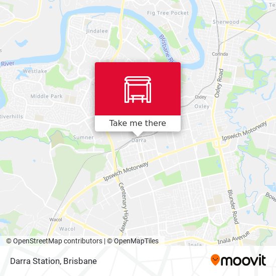 Darra Station map