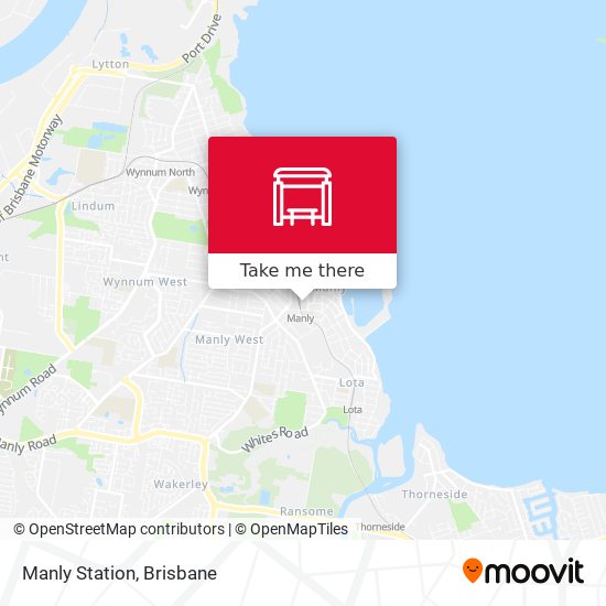 Mapa Manly Station